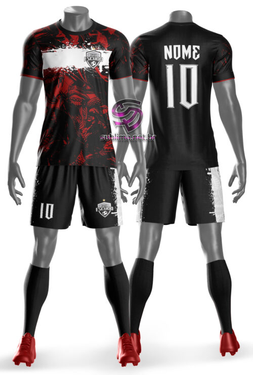 Arte vetor camisa Uniforme time amador Mod-3