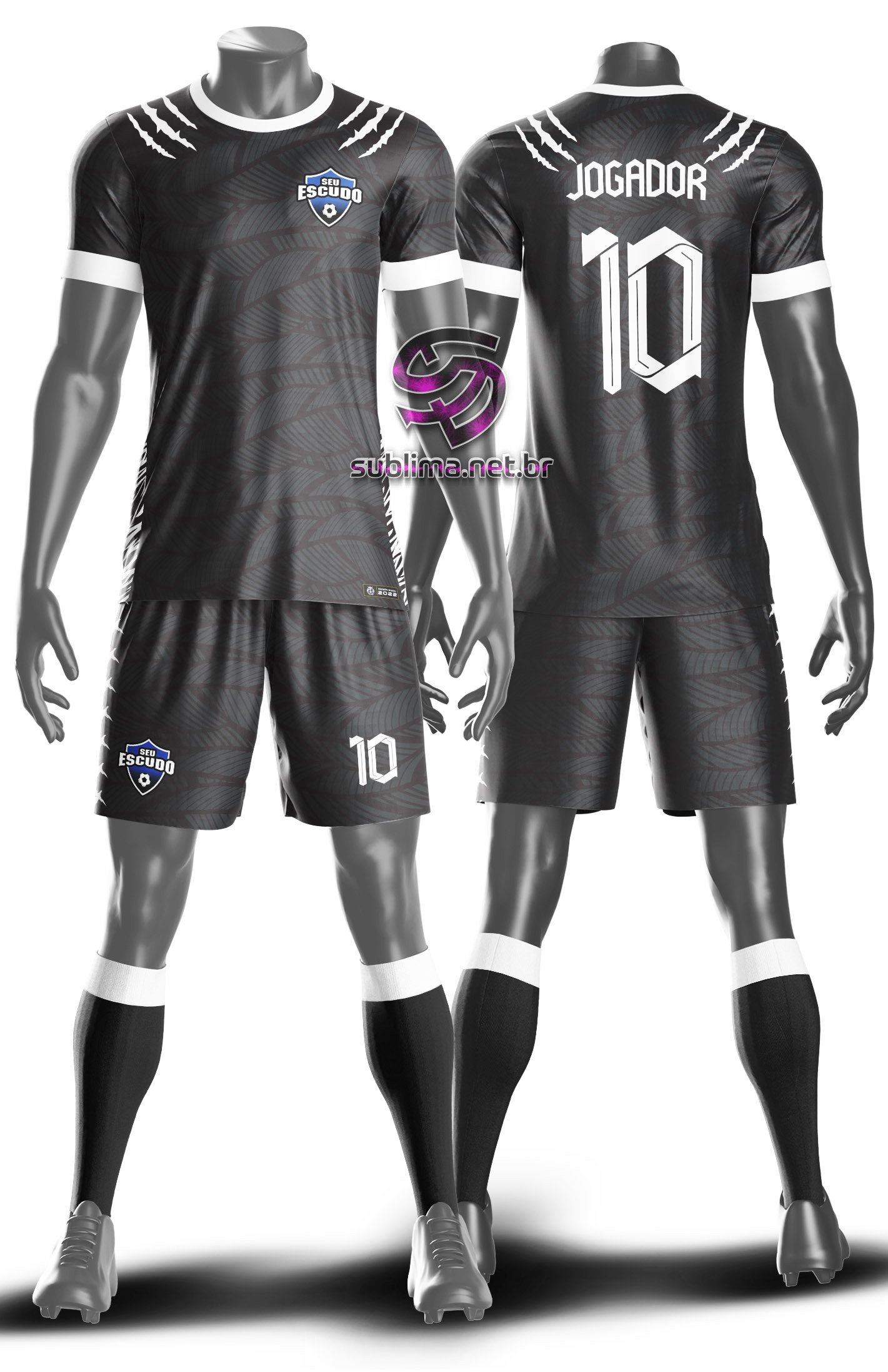 Arte vetor camisa Uniforme time amador Mod-9