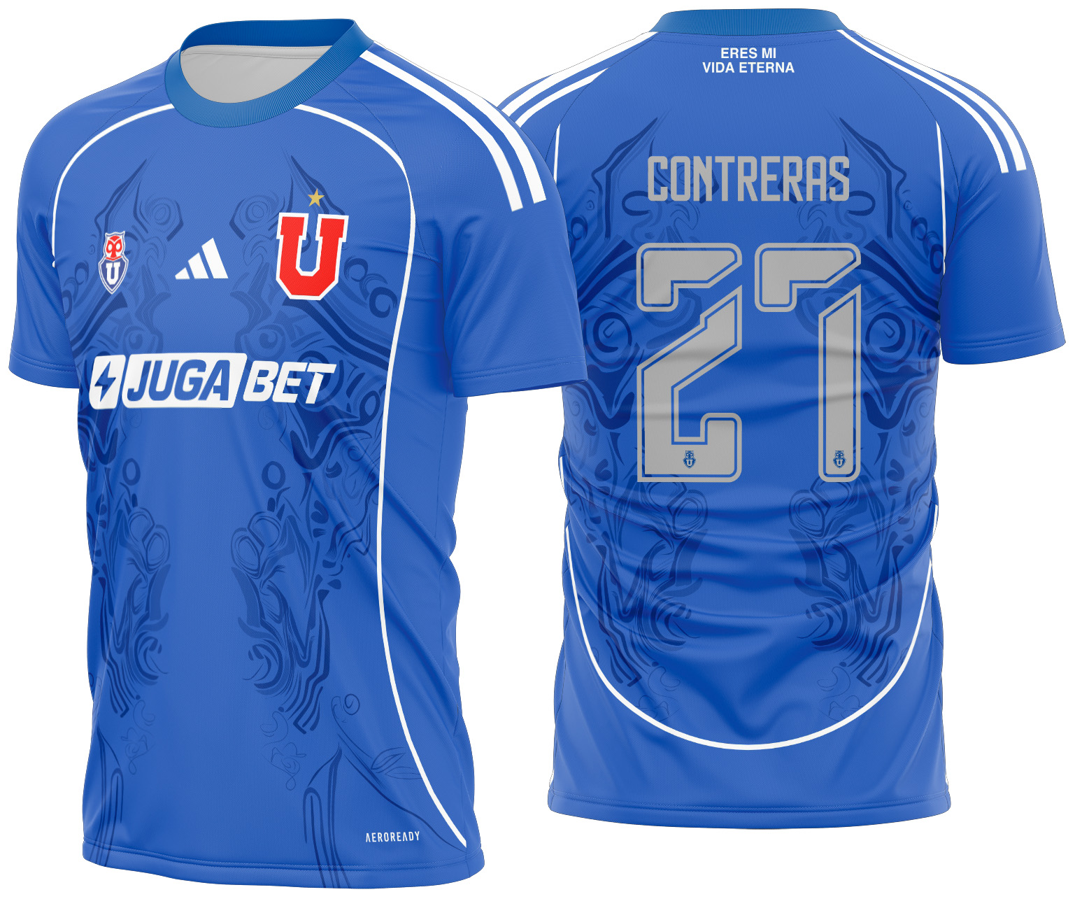 Arte Vetor Camisa Universidad Chile Concept 2025
