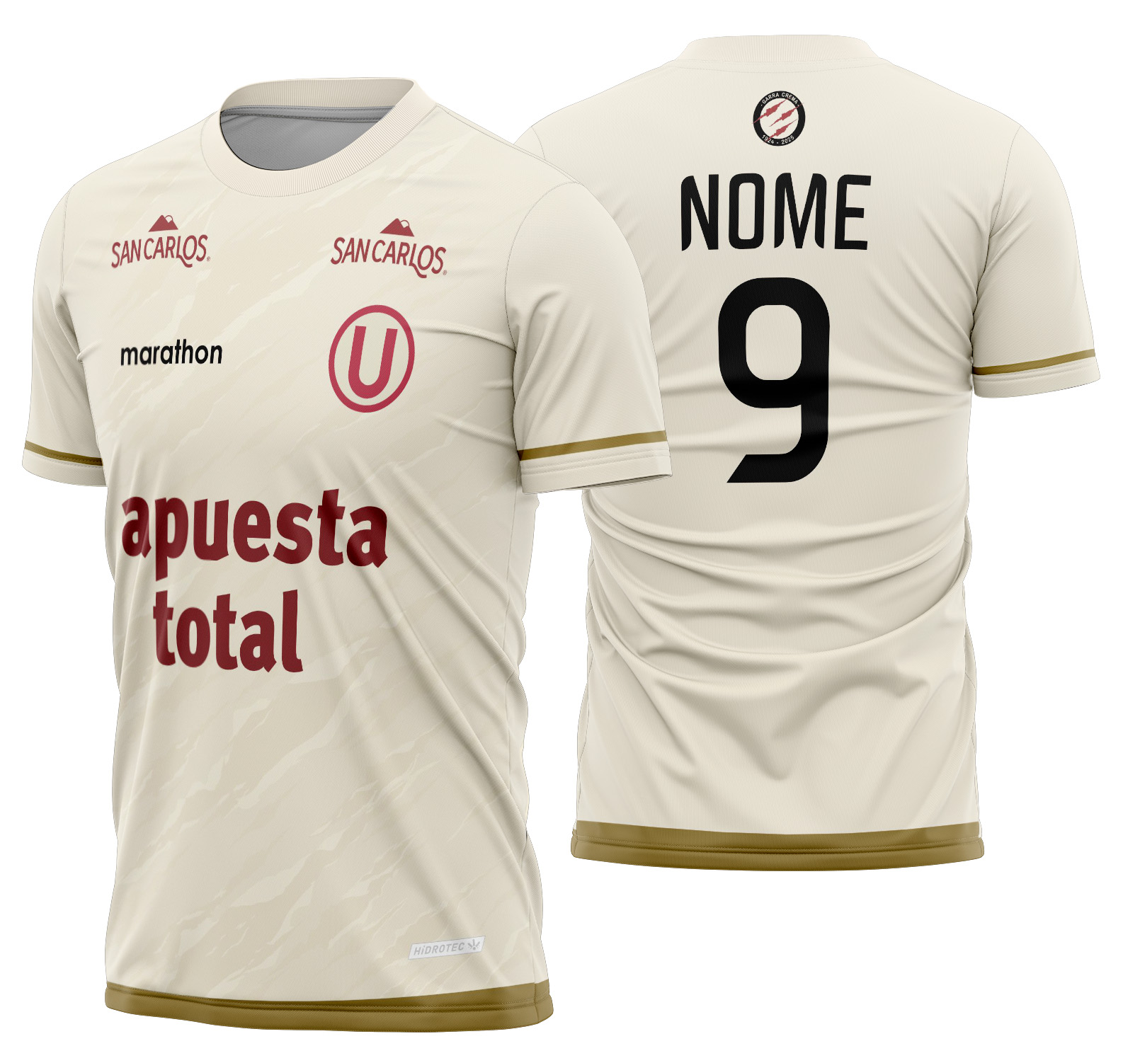Arte vetor camisa Universitario Local 2025