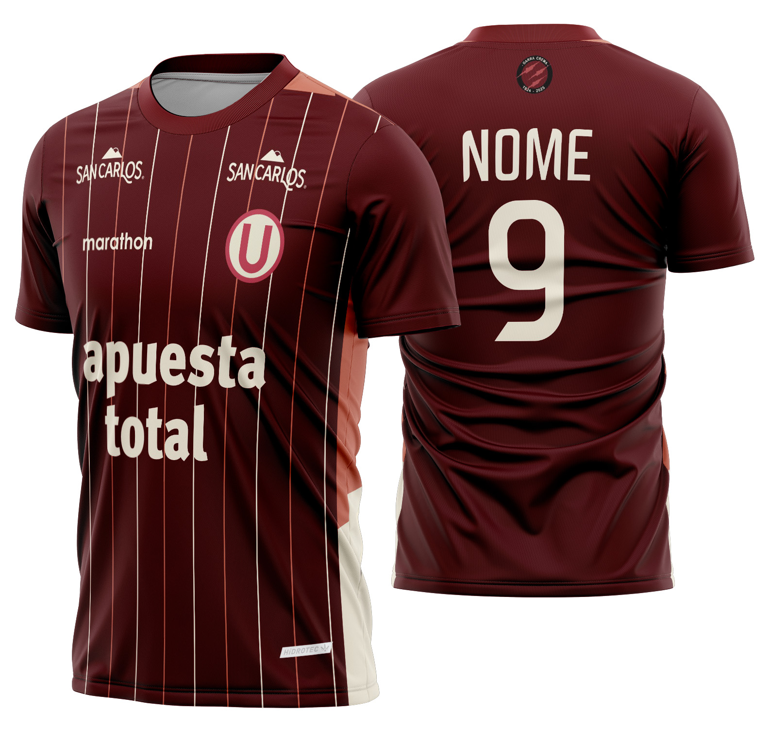 Arte vetor camisa Universitario Visita 2025