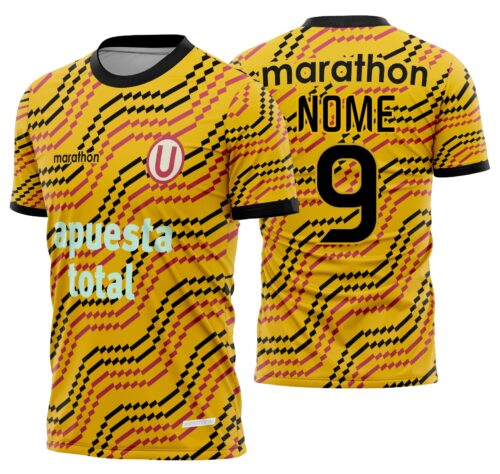 Arte Vetor Camisa Universitário pré-jogo 2025