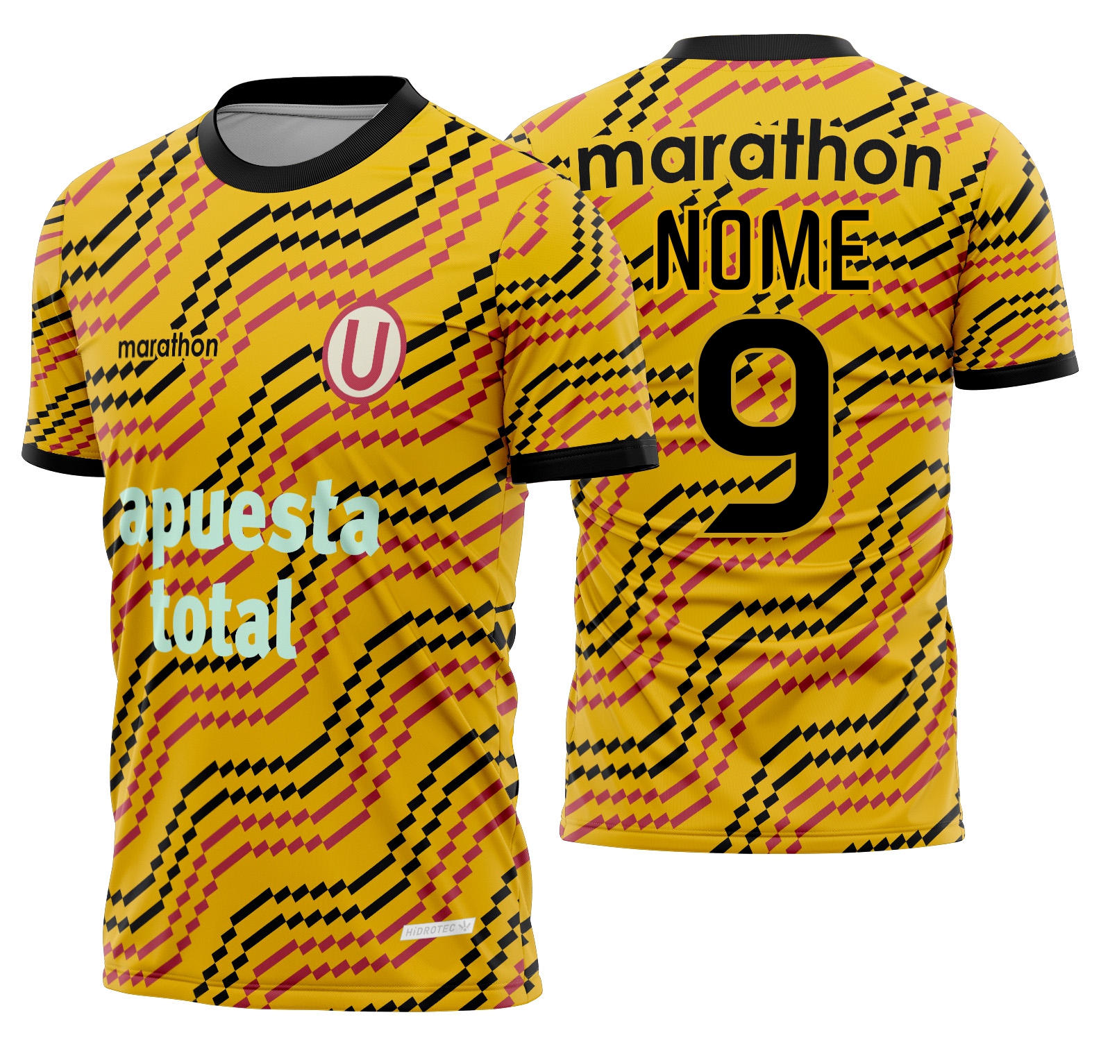 Arte Vetor Camisa Universitário pré-jogo 2025