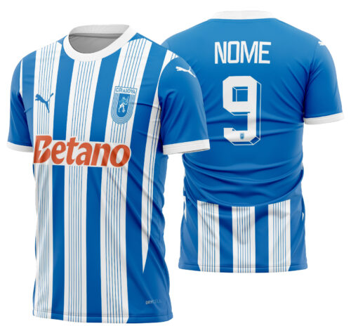 Arte Vetor Camisa Universitatea Craiova Local 2024-2025