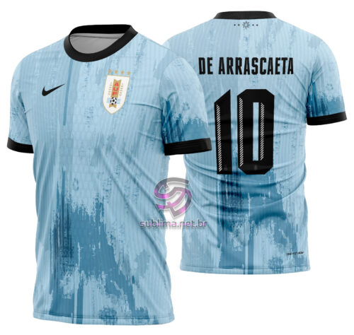 Arte Vetor Camisa Uruguay Concept 2025