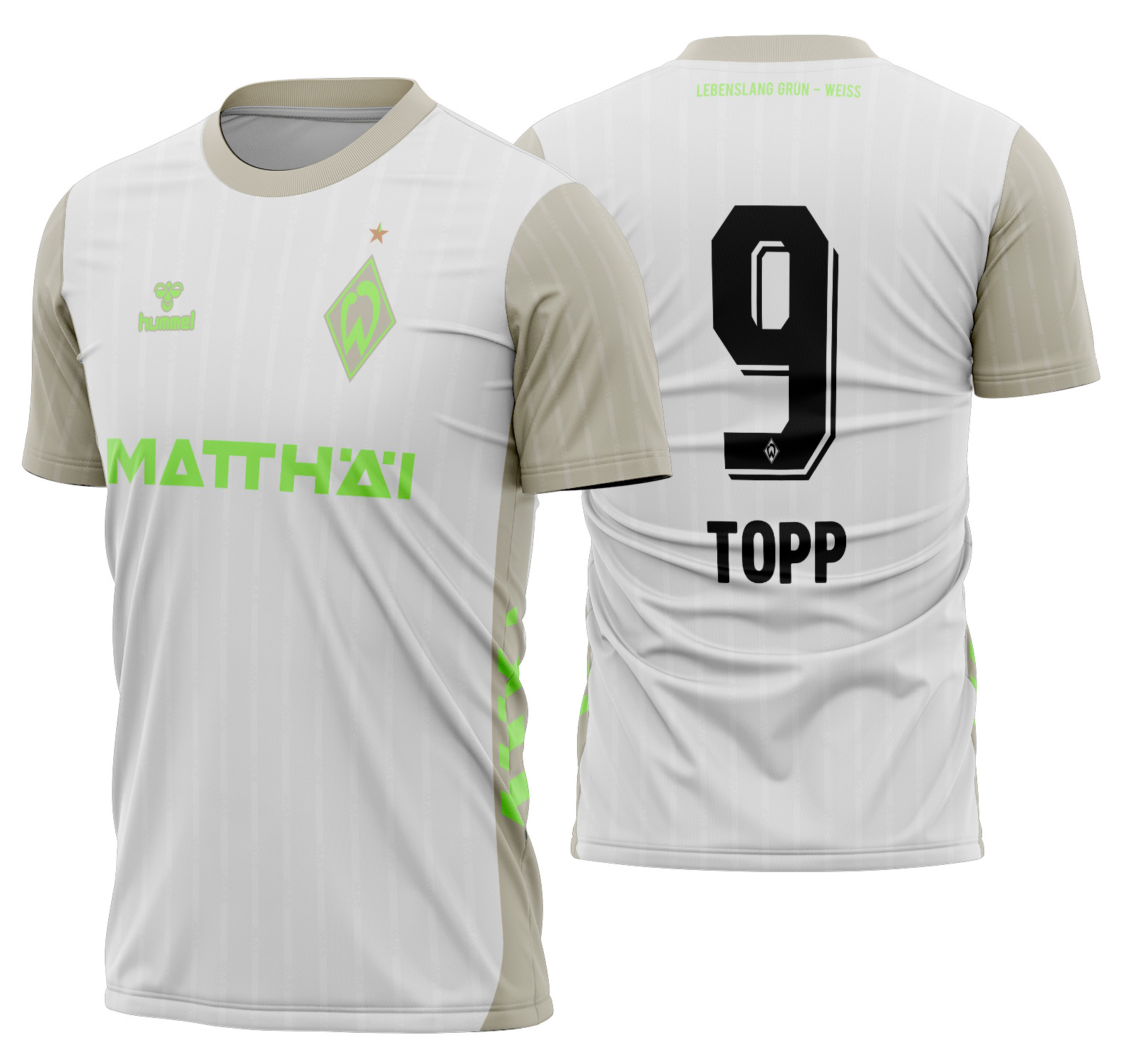 Arte Vetor Camisa Werder Bremen Terceira 2025-2026