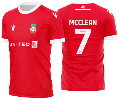 Arte vetor camisa Wrexham Local 2024-2025