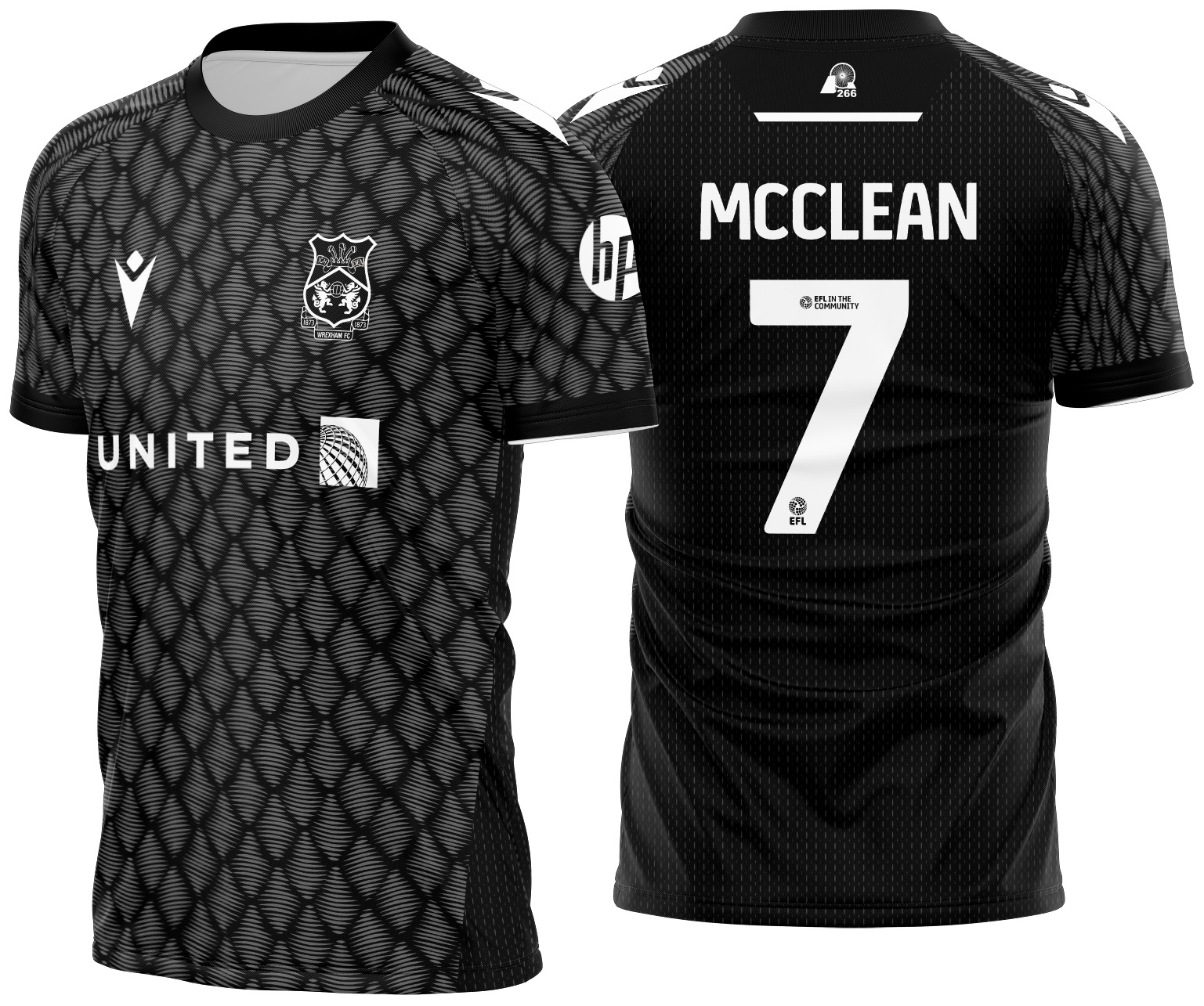 Arte vetor camisa Wrexham Visita 2024-2025