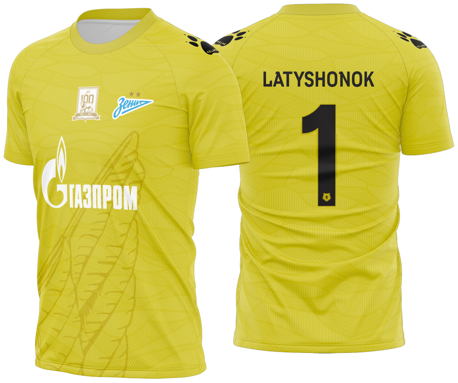 Arte vetor camisa Zenit Goleiro 2024-2025
