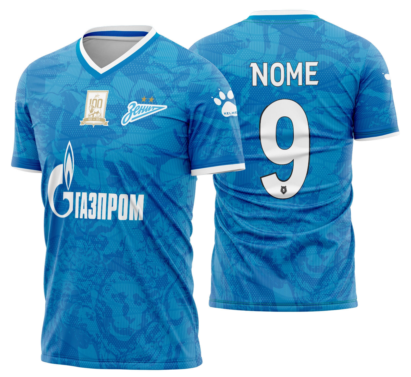 Arte vetor camisa Zenit Local 2024-2025