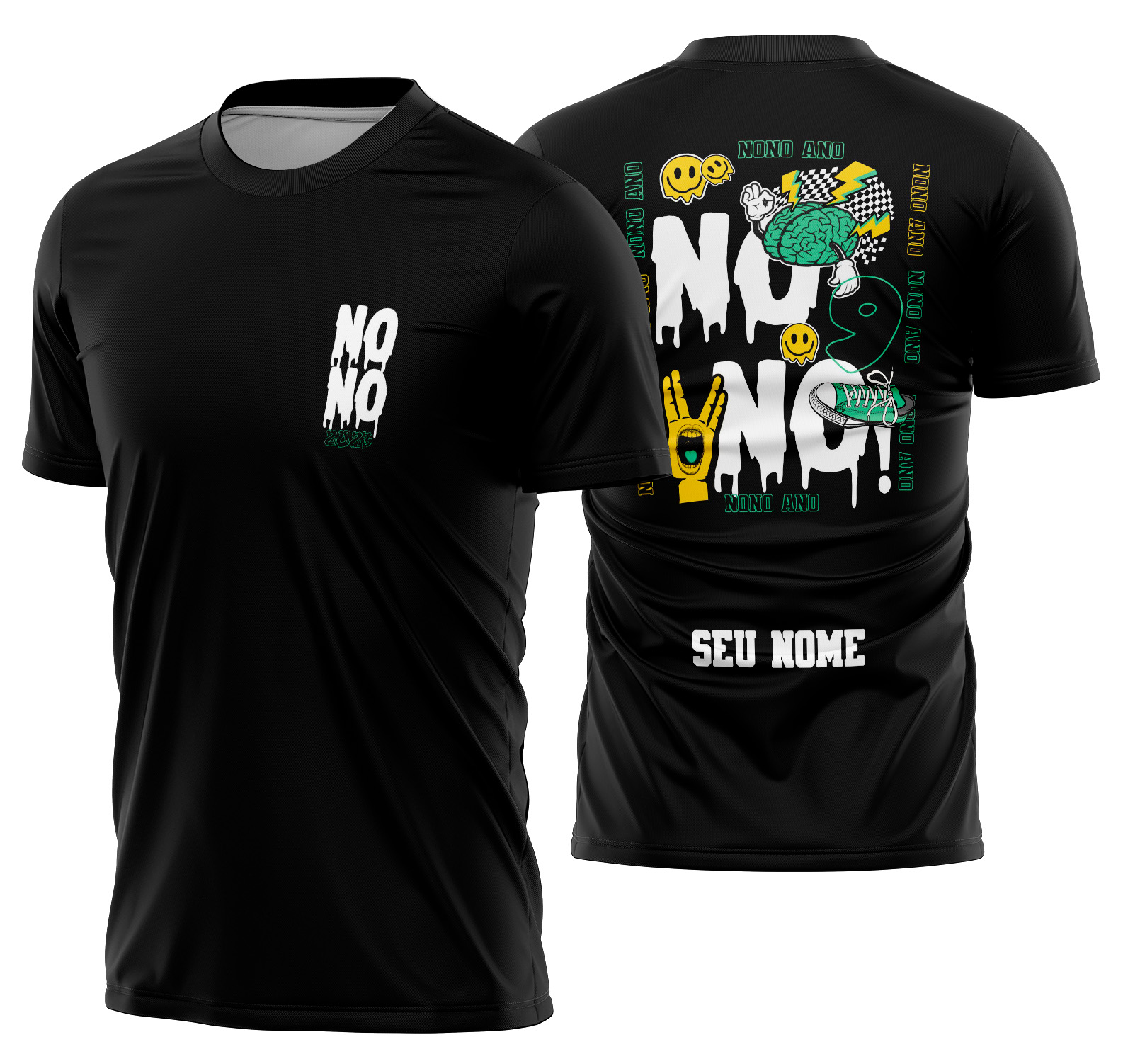 Arte vetor camisa no nono ano